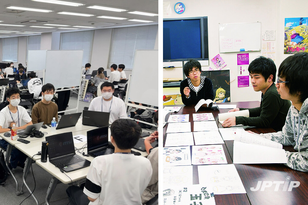 神戶電子專門學校是一所涵蓋IT、動畫、遊戲設計等多個領域的綜合學園。我們最大的優勢之一是能夠讓學生進行「跨領域合作」。跨領域合作可以提升學生的職場實踐能力及專業知識，並獲得必要的技能和經驗，也助於學生在未來的職場上發揮至關重要的作用。